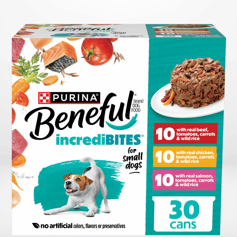 Beneful Purina Small Breed Wet Dog Food (Pack of 30) 3 Oz. Cans