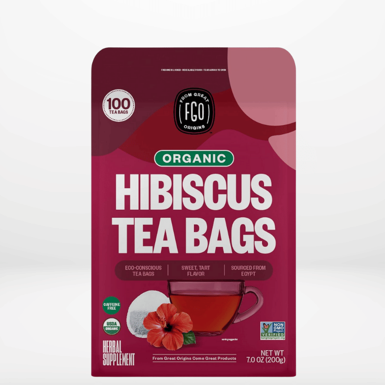 FGO Organic Hibiscus Tea-100CT