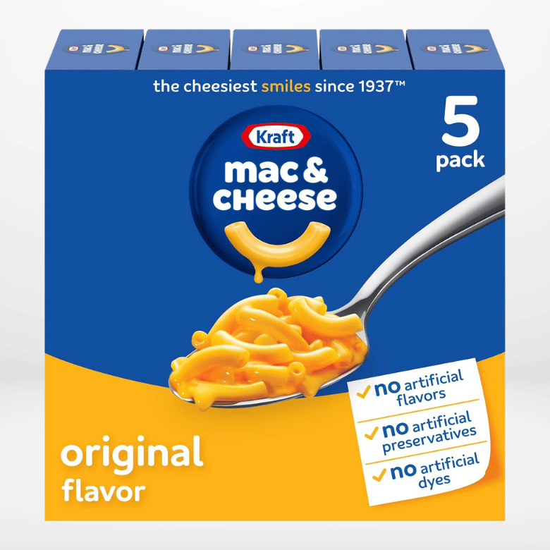 Kraft Mac and Cheese, 5 Boxes